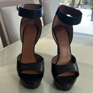 Givenchy Paris black hells. Five inch heels